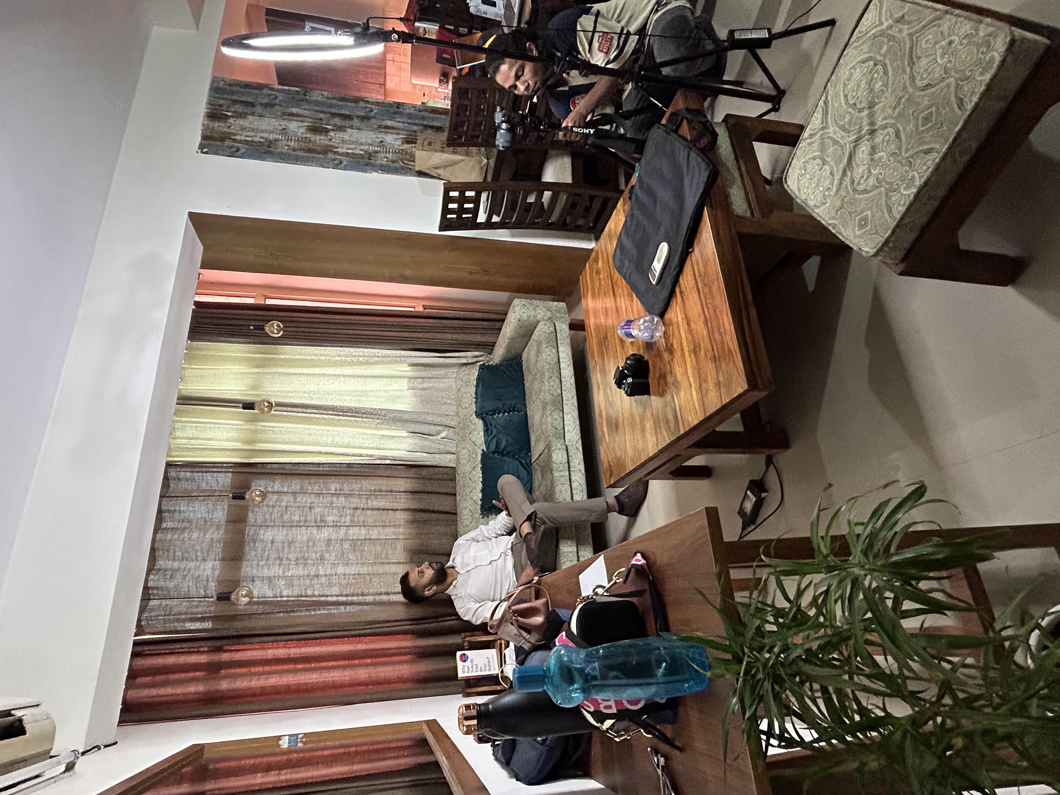 PPC Studio team during a podcast shoot